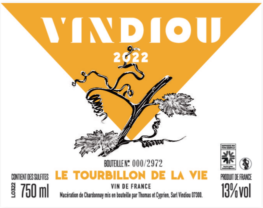 Vindiou “Le Tourbillon de la Vie” Blanc 2024